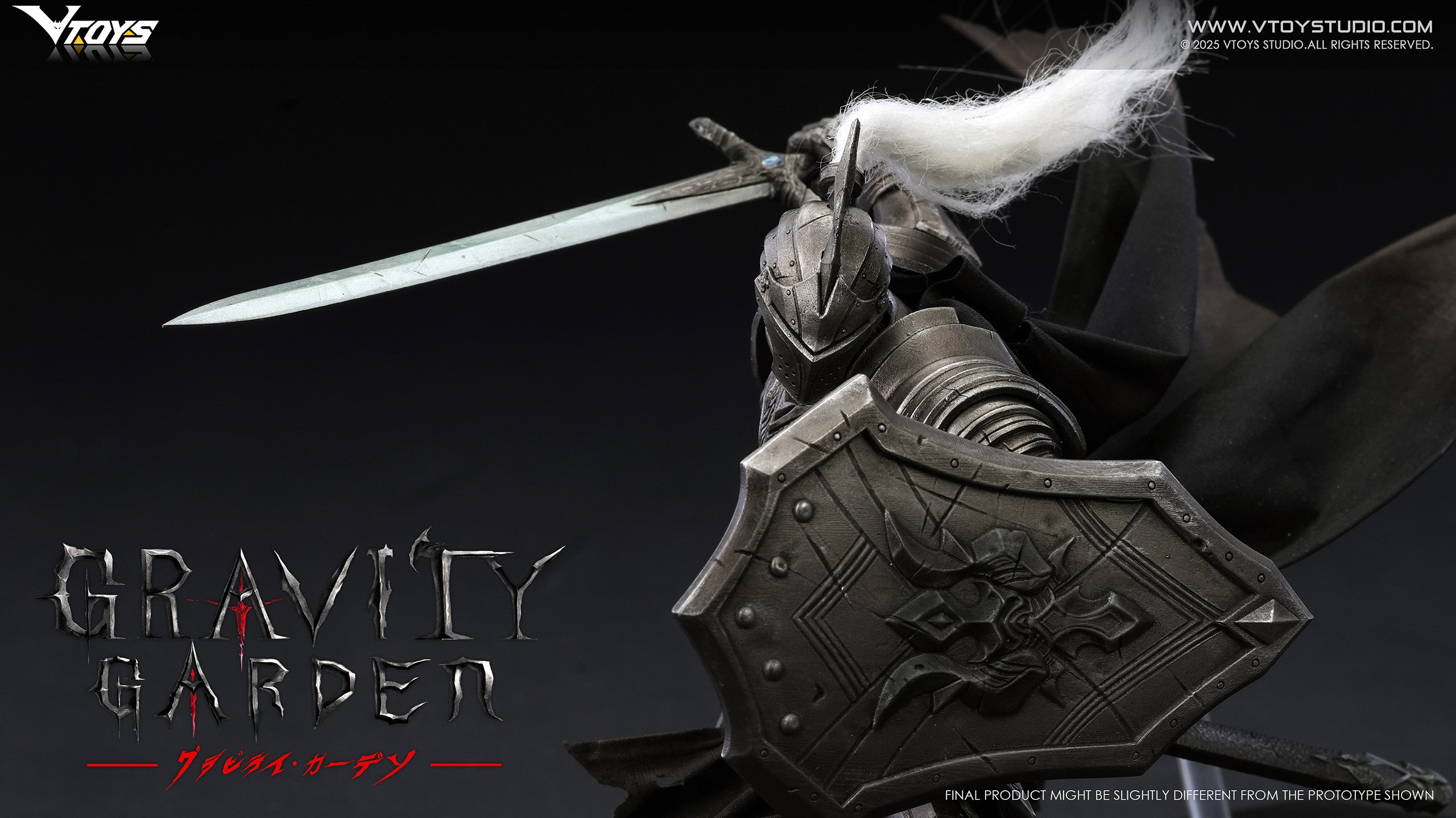 VTOYS GRAVITY GARDEN Series Silver Moon Knight 1/12 Figure JAPAN