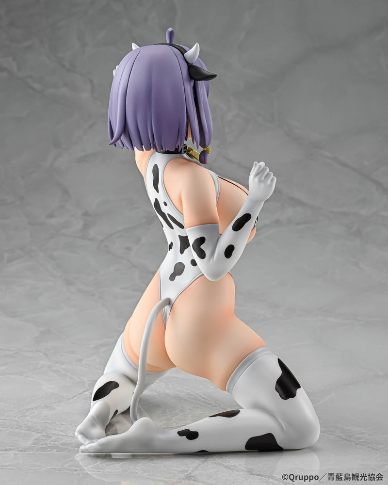Q-six Nukitashi THE ANIMATION Misaki Hotori Cow Pattern Costume 1/5 Figure JAPAN