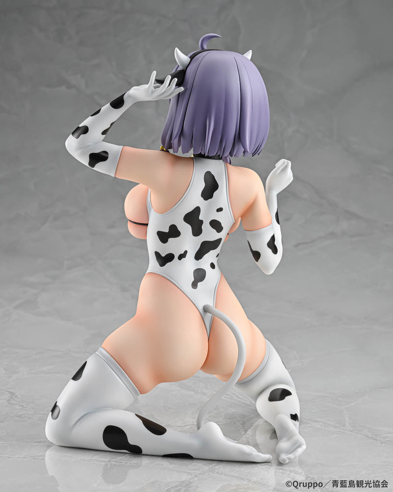 Q-six Nukitashi THE ANIMATION Misaki Hotori Cow Pattern Costume 1/5 Figure JAPAN