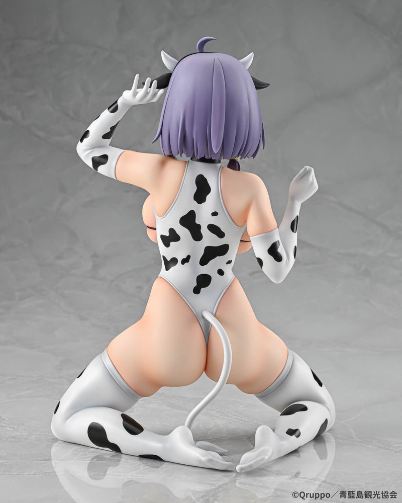 Q-six Nukitashi THE ANIMATION Misaki Hotori Cow Pattern Costume 1/5 Figure JAPAN