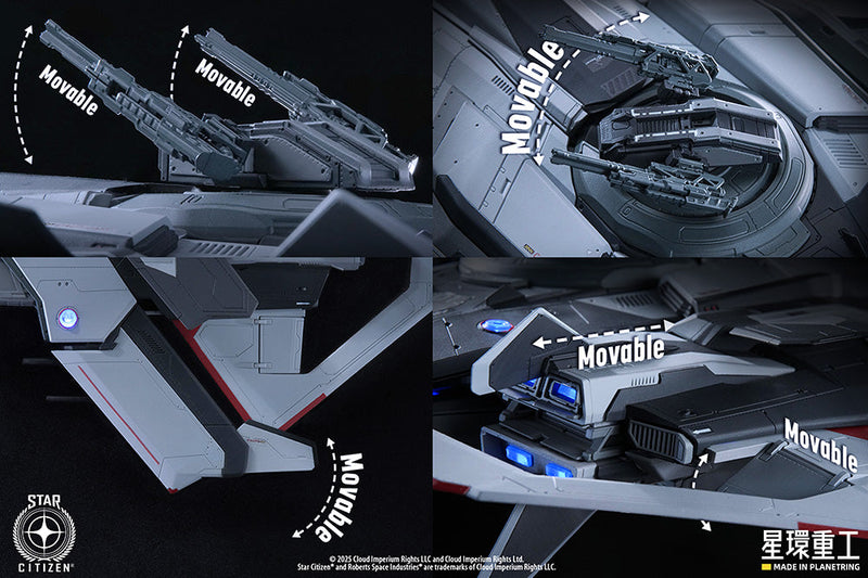 Planet Ring Industry Star citizen Anvil F8C 1/100 Model Kit JAPAN OFFICIAL