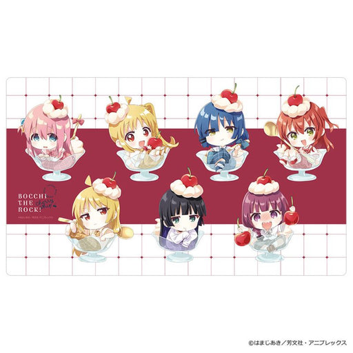 BOCCHI THE ROCK! Cherry and Whipped Cream A Illustration Namori Rubber Mat JAPAN