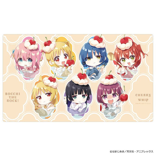BOCCHI THE ROCK! Cherry and Whipped Cream B Illustration Namori Rubber Mat JAPAN