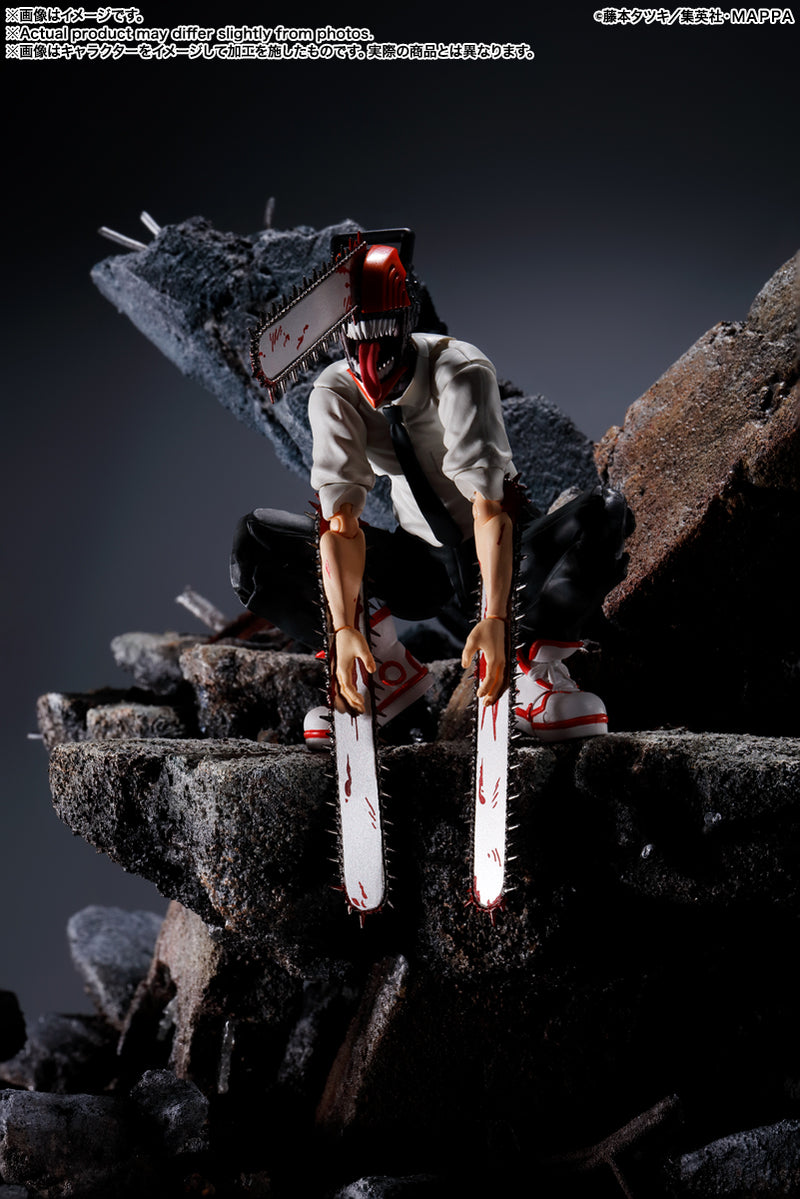 BANDAI S.H.Figuarts Chainsaw Man Denji Action Figure JAPAN OFFICIAL