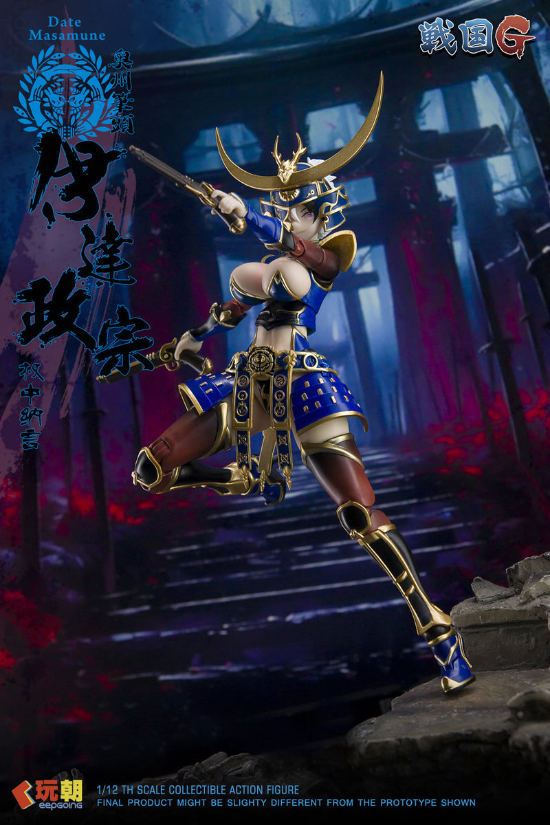 KEEPGOING Studio Sengoku G Series Masamune Date 1/12 Action Figure JAPAN