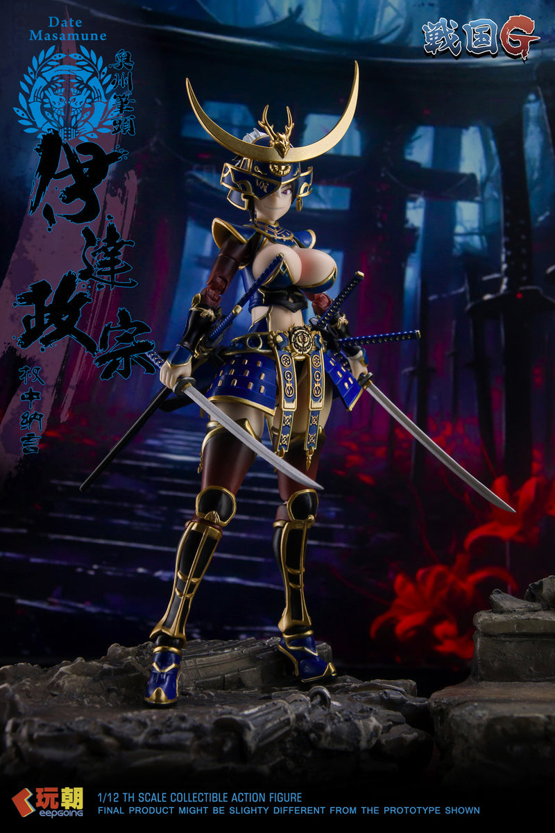 KEEPGOING Studio Sengoku G Series Masamune Date 1/12 Action Figure JAPAN