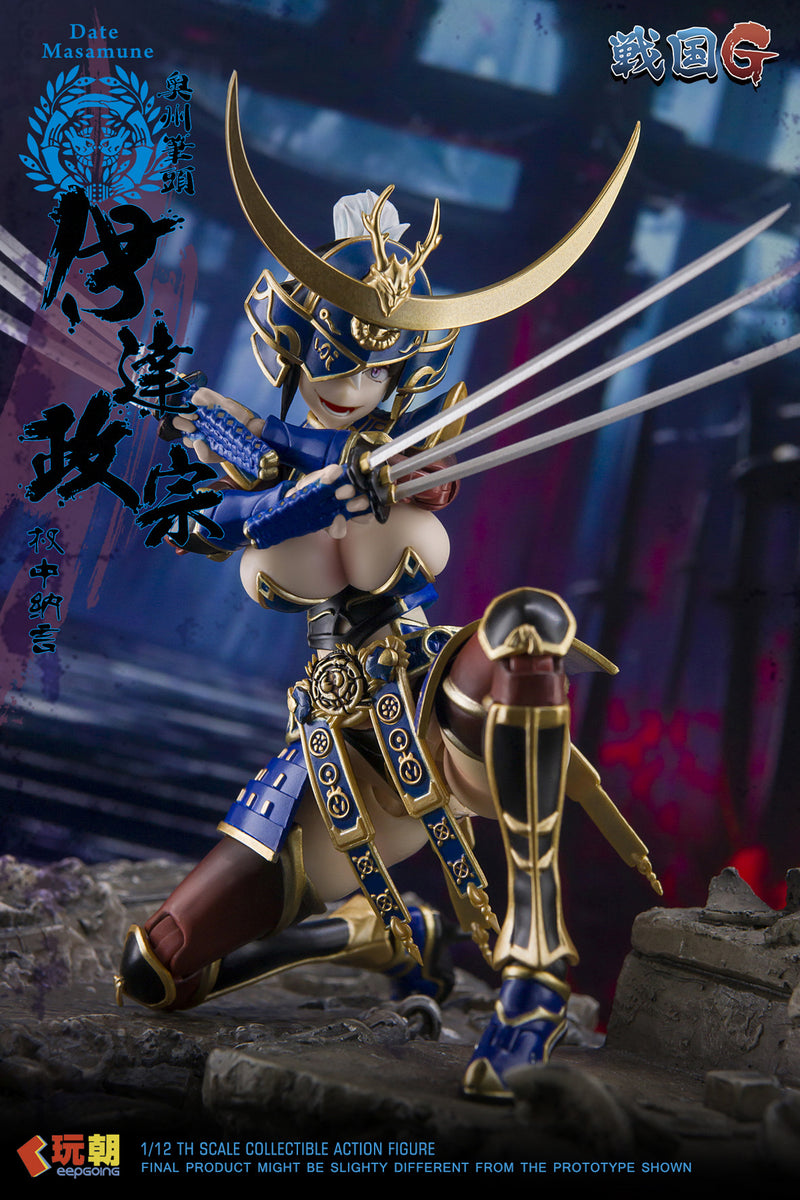 KEEPGOING Studio Sengoku G Series Masamune Date 1/12 Action Figure JAPAN