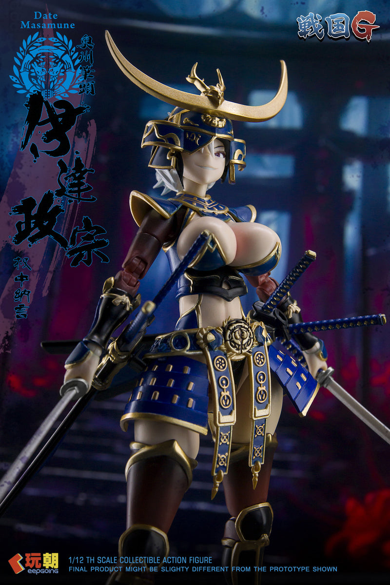 KEEPGOING Studio Sengoku G Series Masamune Date 1/12 Action Figure JAPAN