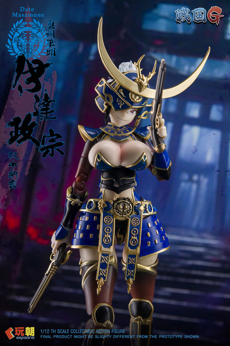 KEEPGOING Studio Sengoku G Series Masamune Date 1/12 Action Figure JAPAN