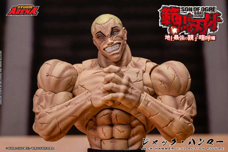 Storm Collectibles Storm Arena Baki Hanma Jack Hammer Action Figure JAPAN