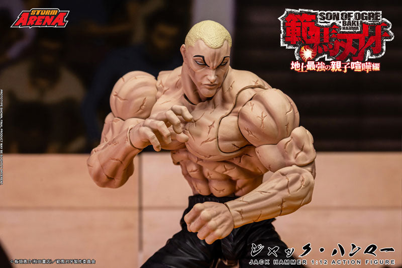 Storm Collectibles Storm Arena Baki Hanma Jack Hammer Action Figure JAPAN