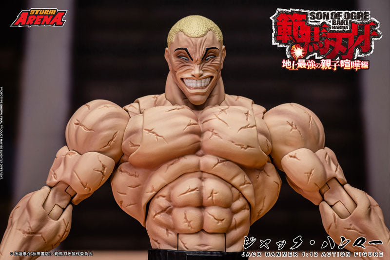 Storm Collectibles Storm Arena Baki Hanma Jack Hammer Action Figure JAPAN