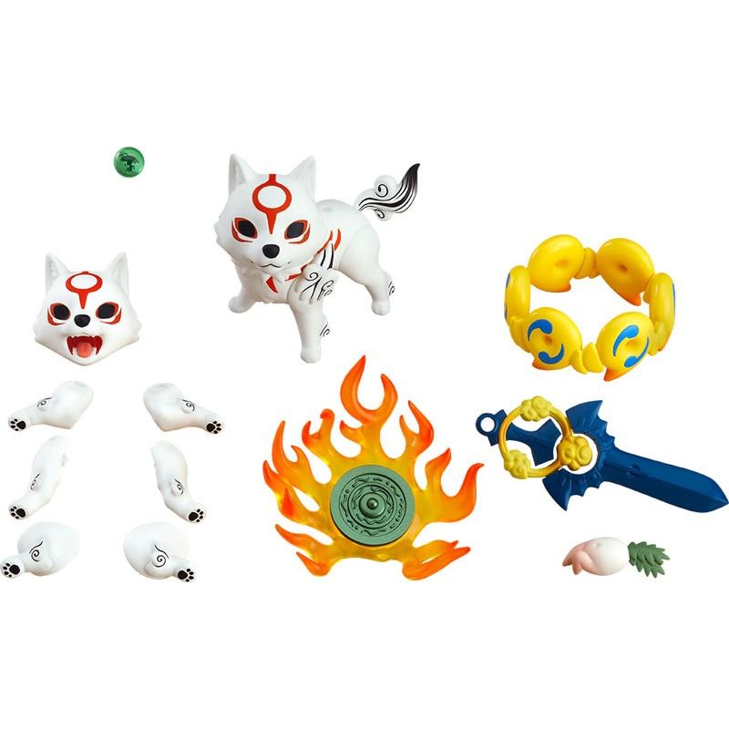 Max Factory Nendoroid Okami Amaterasu DX Ver. Action Figure JAPAN OFFICIAL