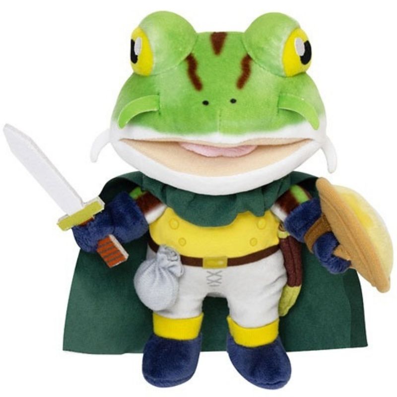 Square Enix Chrono Trigger Frog Plush Doll JAPAN OFFICIAL
