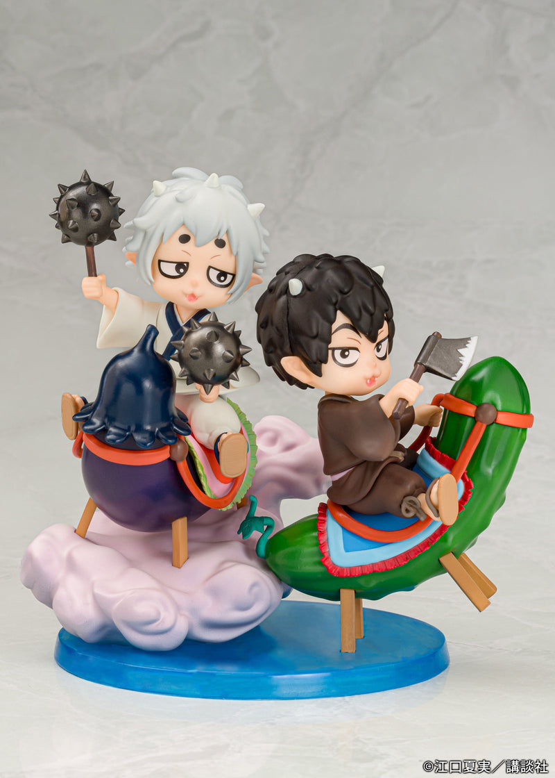 PREUVE Hozuki no Reitetsu Hako à Niwa Karauri & Nasubi Figure JAPON OFFICIEL