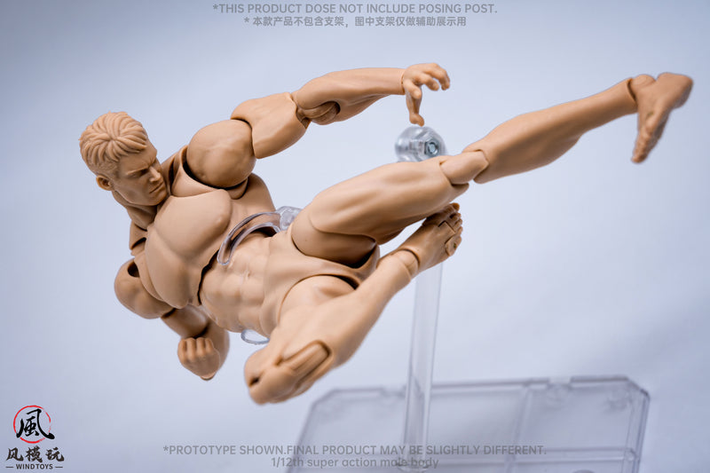 WIND TOYS Super Posable Figure Male Body Normal 1/12 Action Figure JAPAN