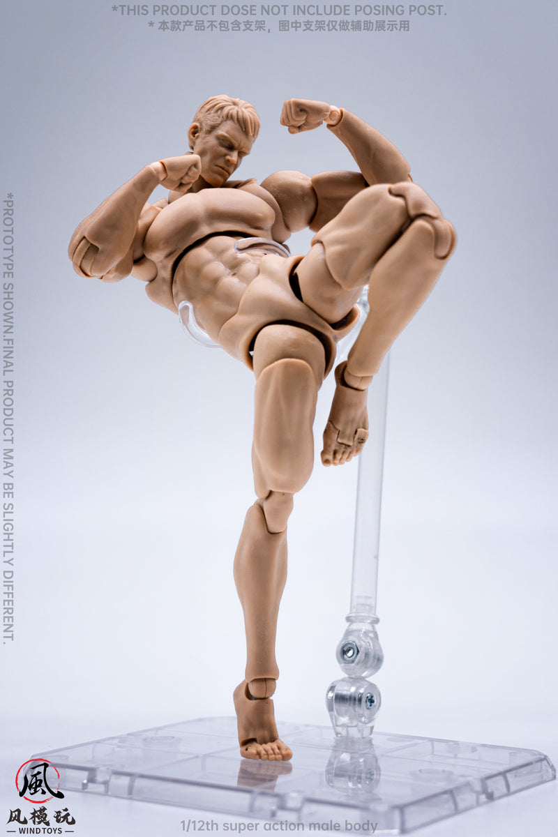 WIND TOYS Super Posable Figure Male Body Normal 1/12 Action Figure JAPAN