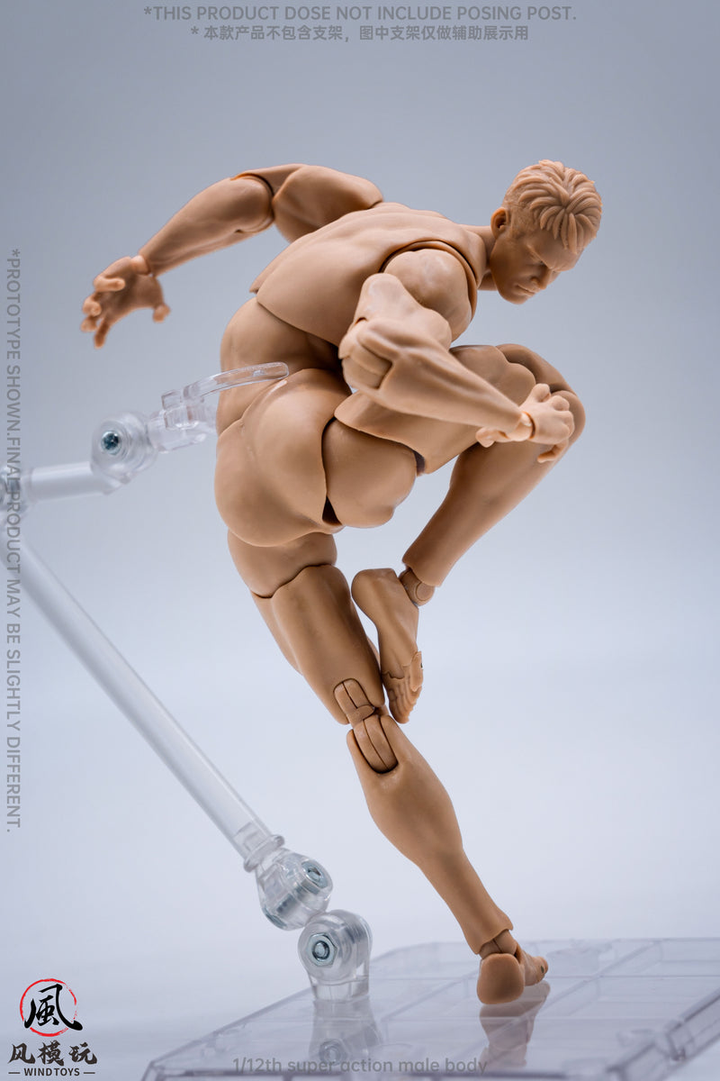 WIND TOYS Super Posable Figure Male Body Normal 1/12 Action Figure JAPAN