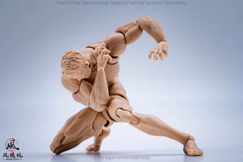 WIND TOYS Super Posable Figure Male Body Normal 1/12 Action Figure JAPAN