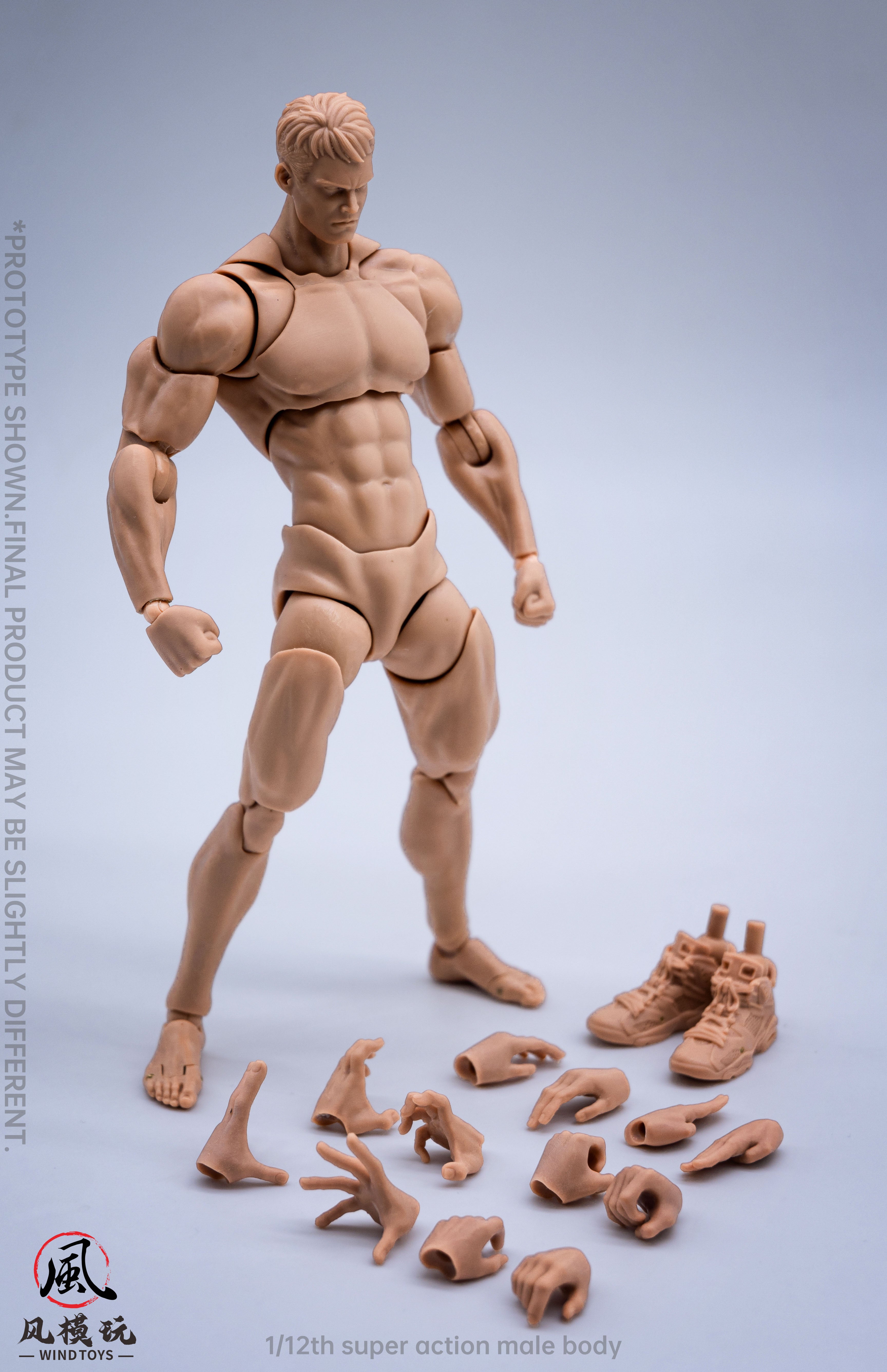 WIND TOYS Super Posable Figure Male Body Normal 1/12 Action Figure