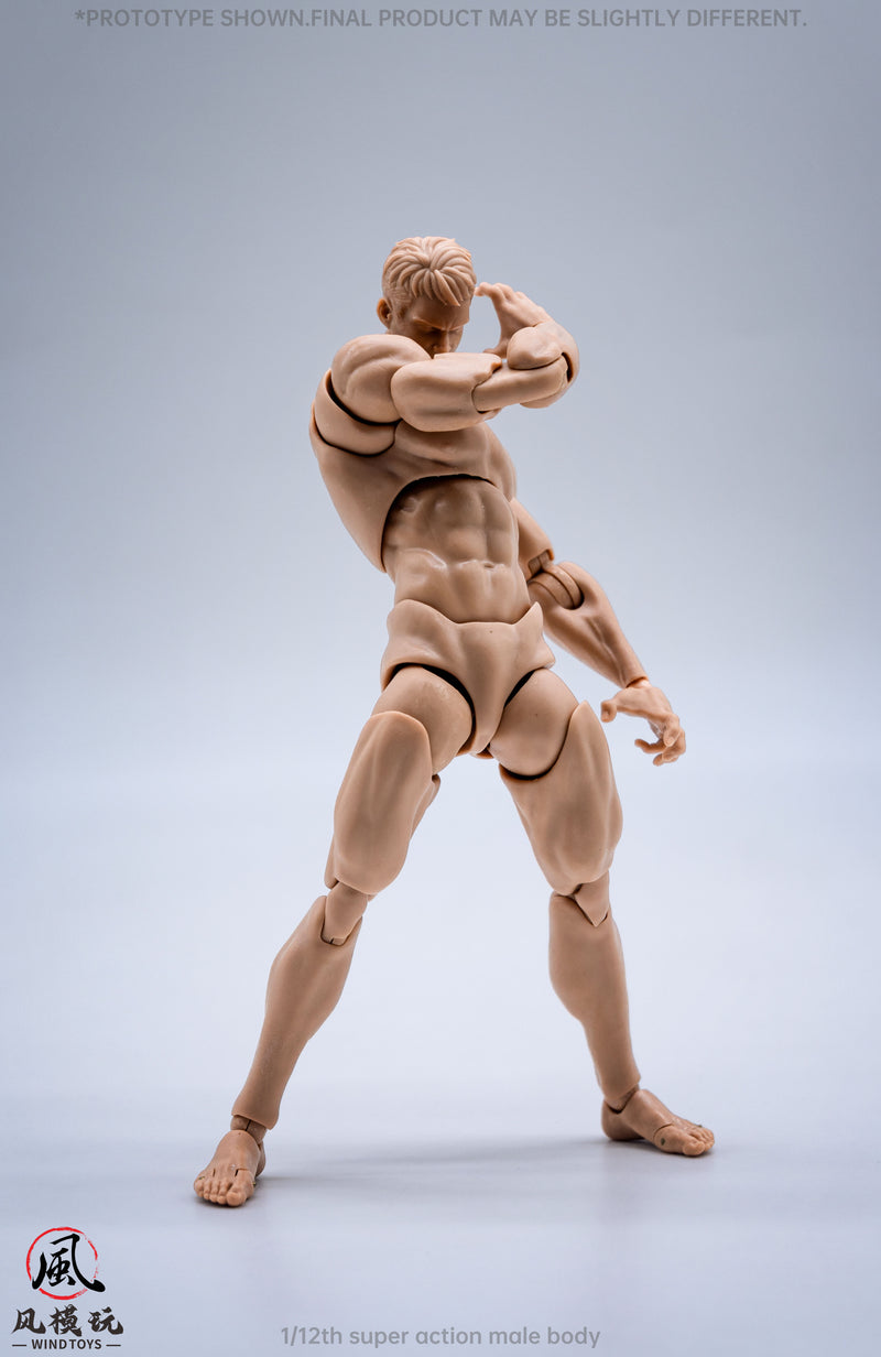 WIND TOYS Super Posable Figure Male Body Normal 1/12 Action Figure JAPAN