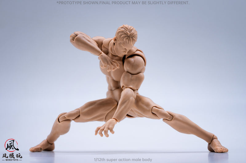 WIND TOYS Super Posable Figure Male Body Normal 1/12 Action Figure JAPAN