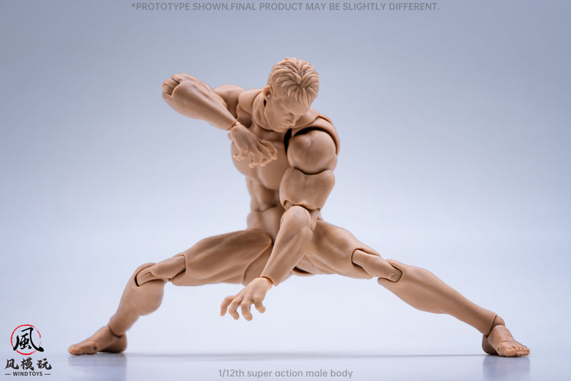 WIND TOYS Super bewegliche Figur männlicher Körper Normal 1/12 Actionfigur JAPAN