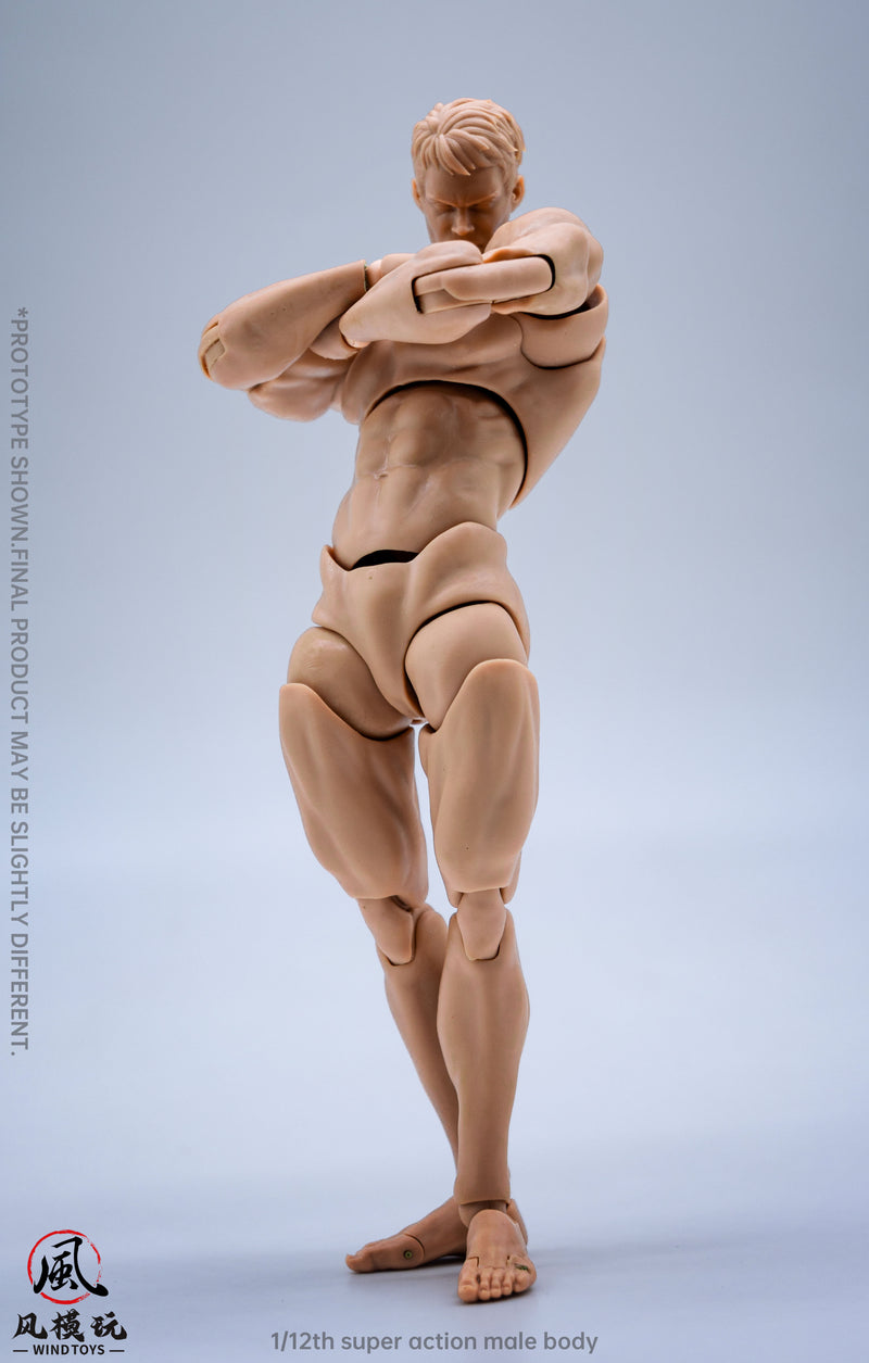WIND TOYS Super Posable Figure Male Body Normal 1/12 Action Figure JAPAN