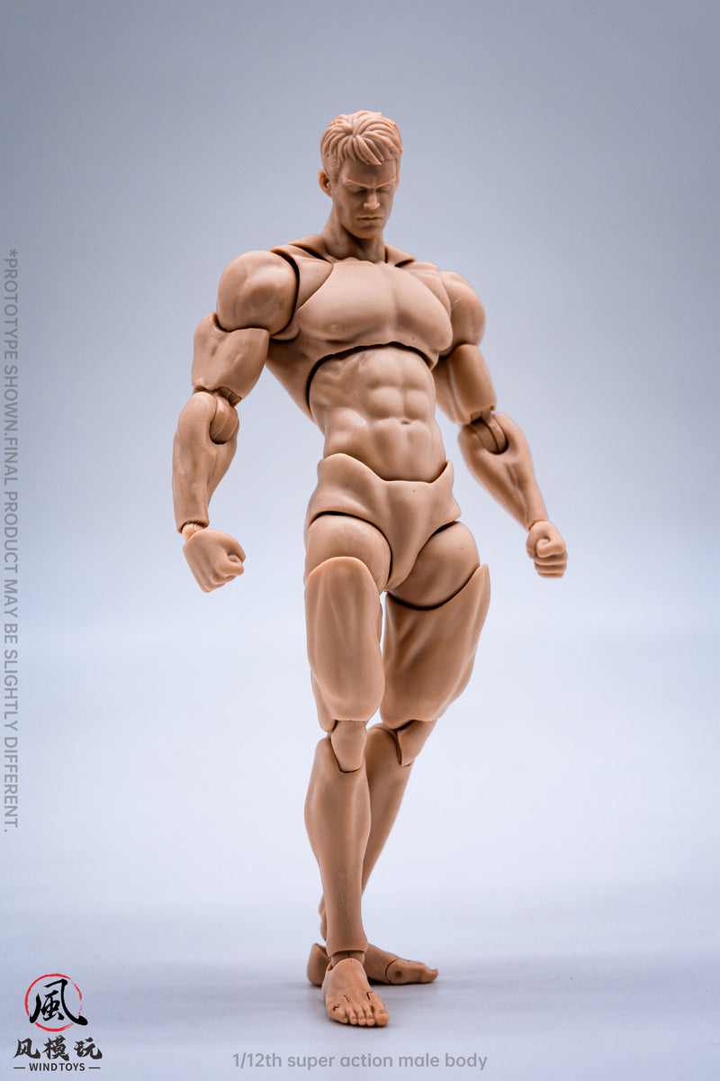 WIND TOYS Super Posable Figure Male Body Normal 1/12 Action Figure JAPAN