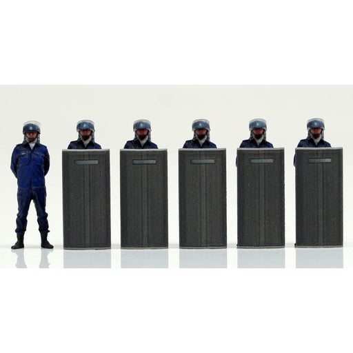 Genco Patlabor Riot Squad Set of 6 1/60 Figure JAPAN OFFICIAL