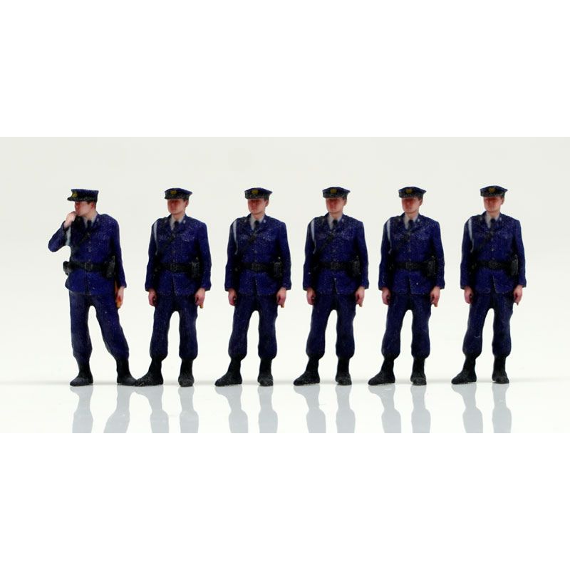Genco Patlabor Police Officer Set of 6 1/60 Figure JAPAN OFFICIAL