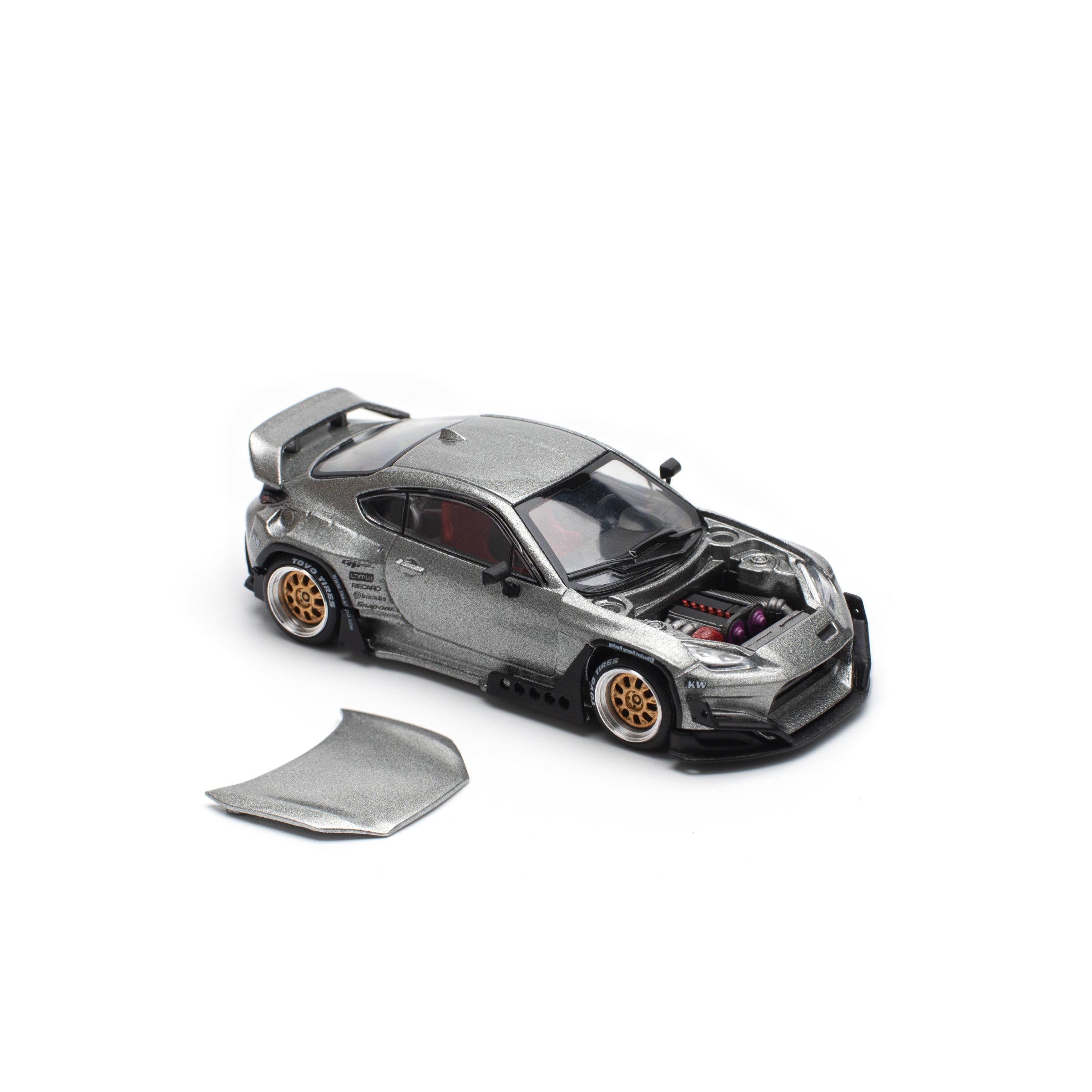 POPRACE Pandem GR 86 Silver 1/64 JAPAN OFFICIAL — ToysOneJapan