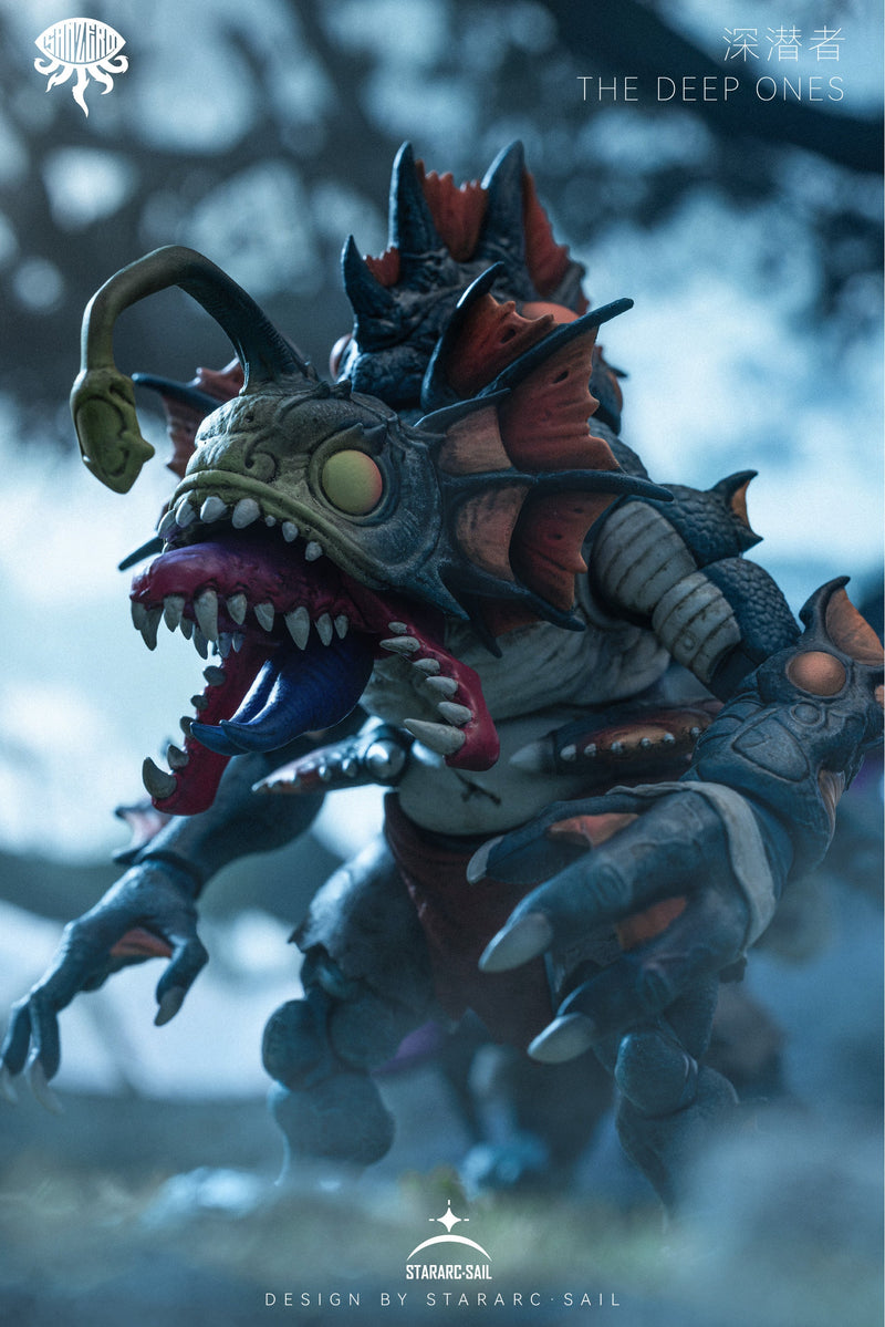 STARARC TOYS San Zero Series The Deep Ones Orange Action Figure JAPON OFFICIEL