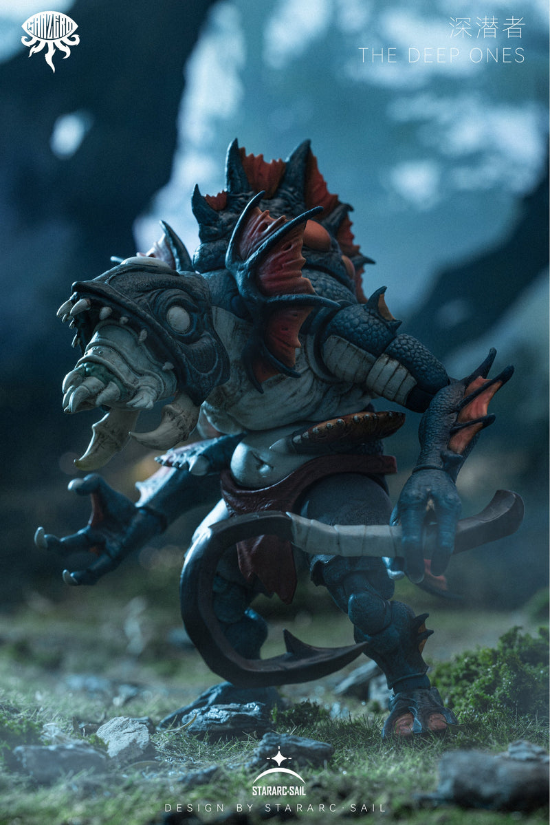 STARARC TOYS San Zero Series The Deep Ones Orange Action Figure JAPON OFFICIEL