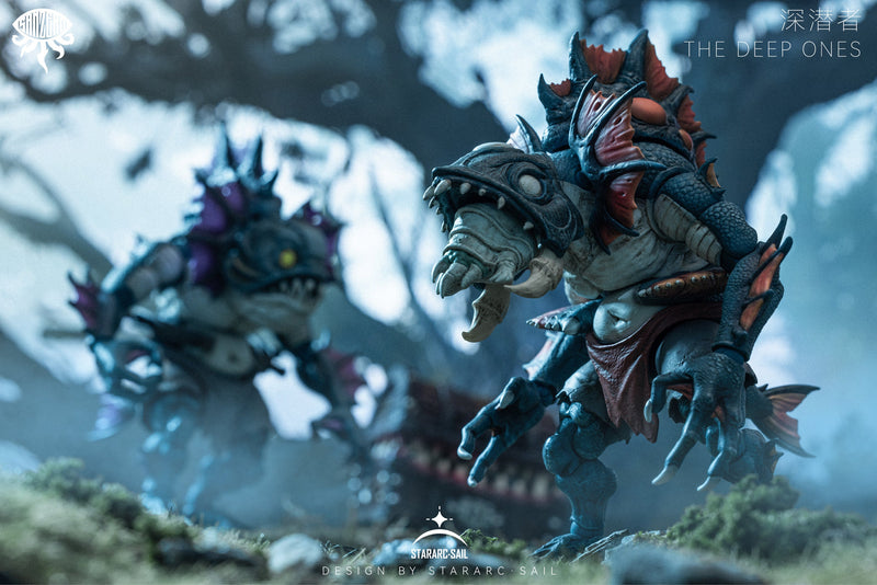 STARARC TOYS San Zero Series The Deep Ones Orange Action Figure JAPON OFFICIEL