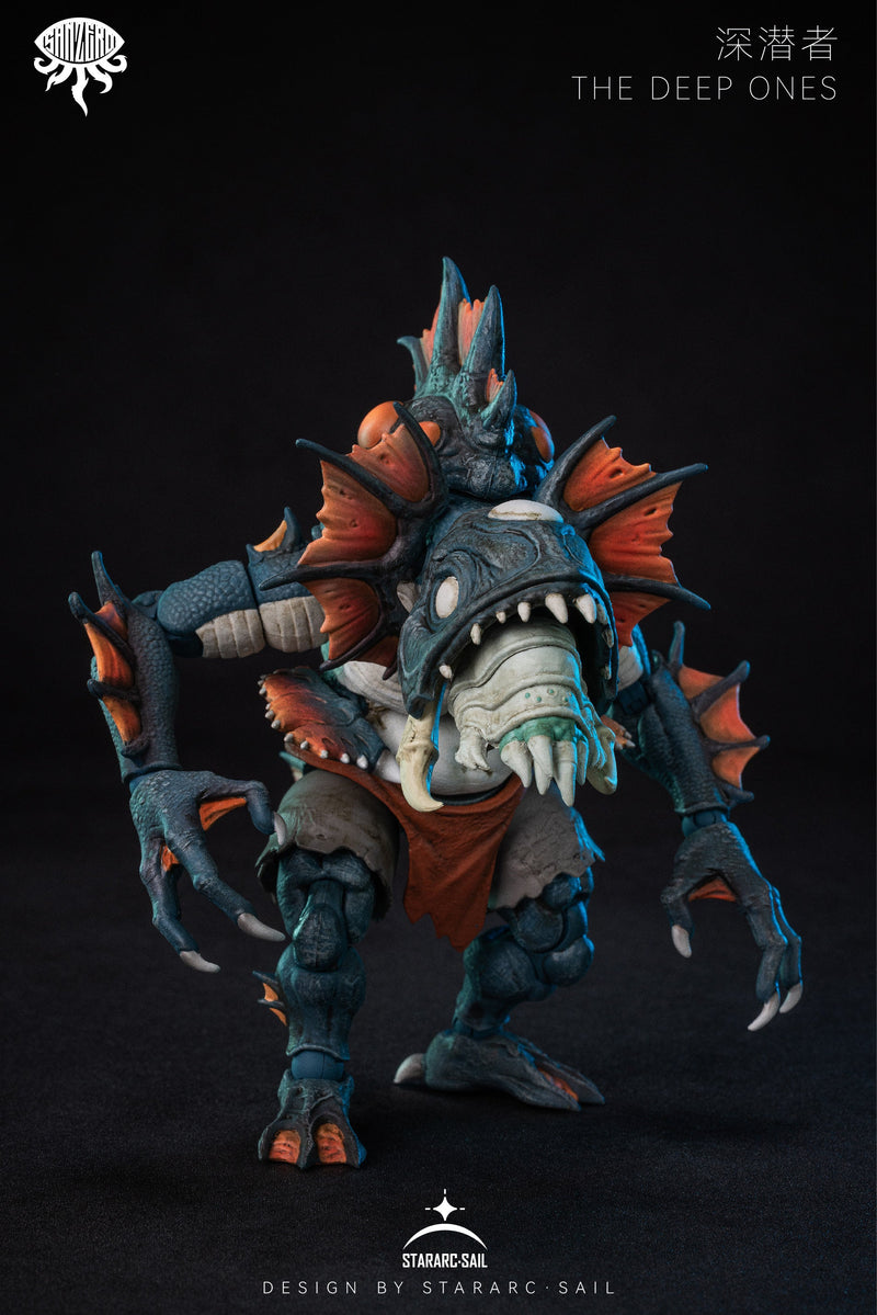 STARARC TOYS San Zero Series The Deep Ones Orange Action Figure JAPON OFFICIEL