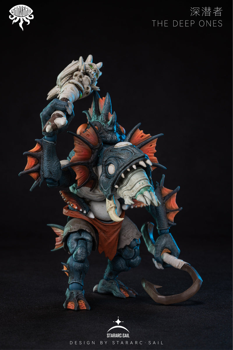STARARC TOYS San Zero Series The Deep Ones Orange Action Figure JAPON OFFICIEL