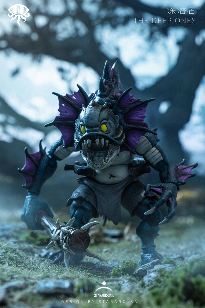 STARARC TOYS San Zero Series The Deep Ones Figura de acción morada OFICIAL DE JAPÓN