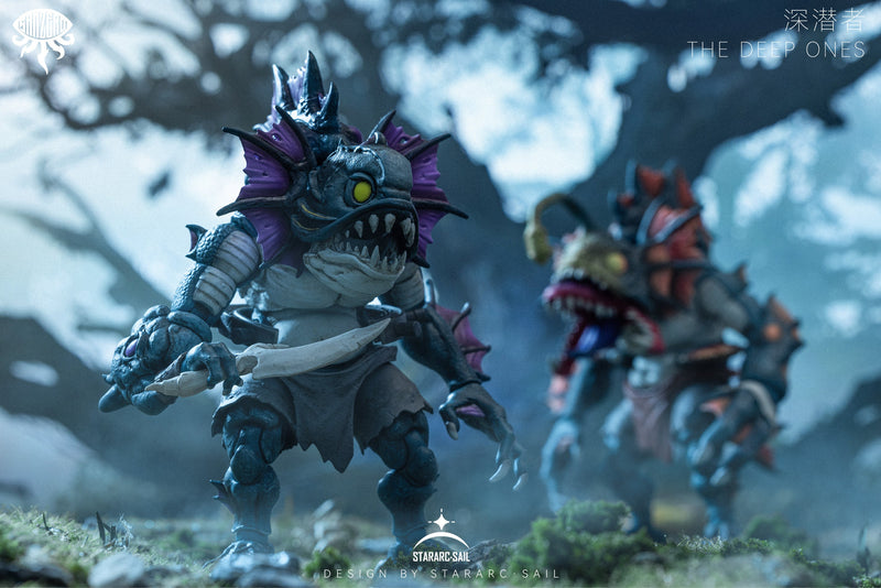 STARARC TOYS San Zero Series The Deep Ones Figura de acción morada OFICIAL DE JAPÓN