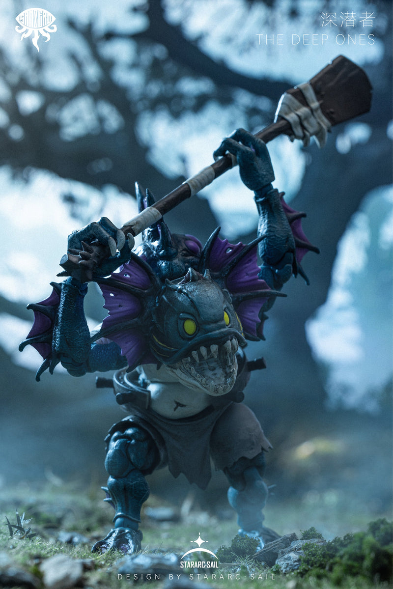 STARARC TOYS San Zero Series The Deep Ones Figura de acción morada OFICIAL DE JAPÓN