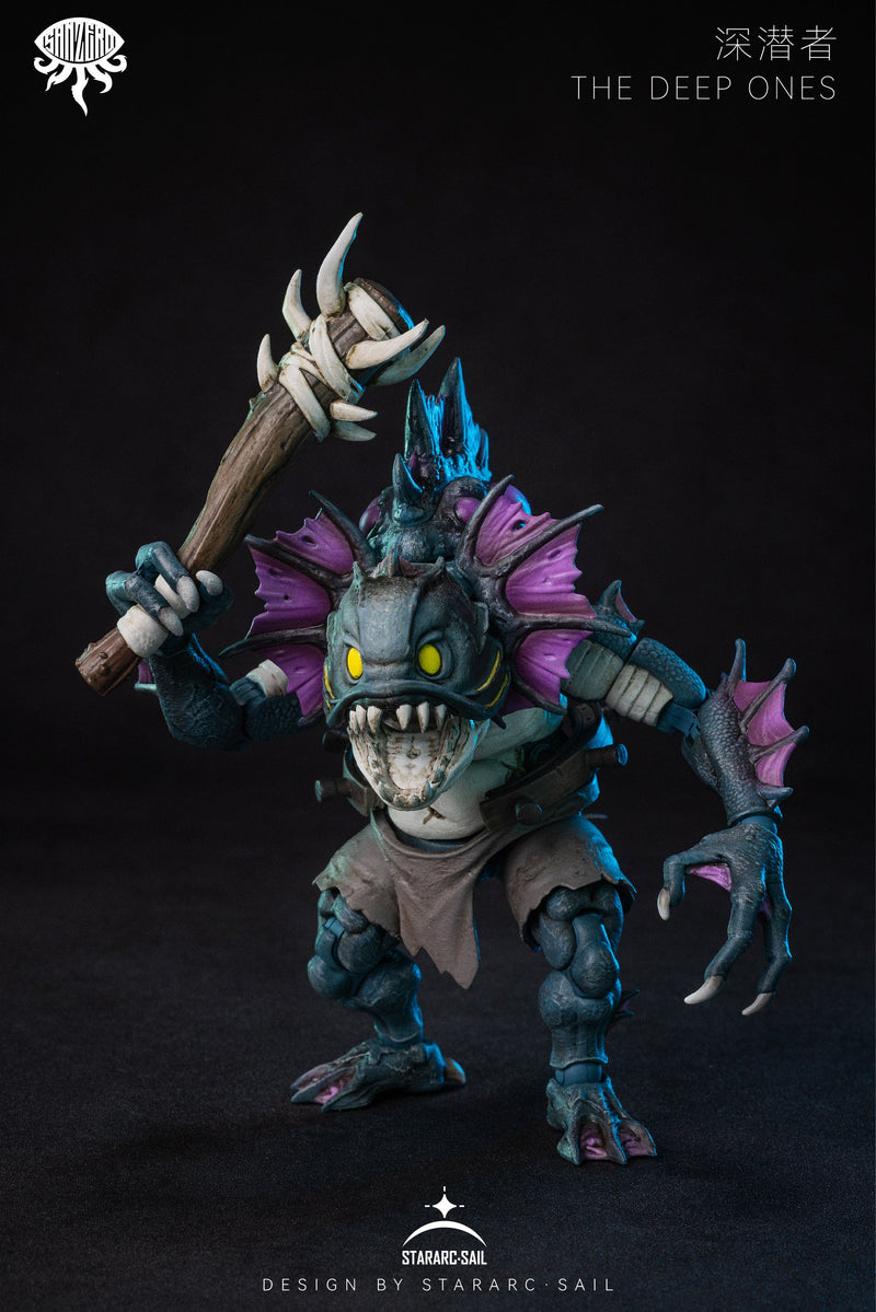 STARARC TOYS San Zero Series The Deep Ones Figura de acción morada OFICIAL DE JAPÓN