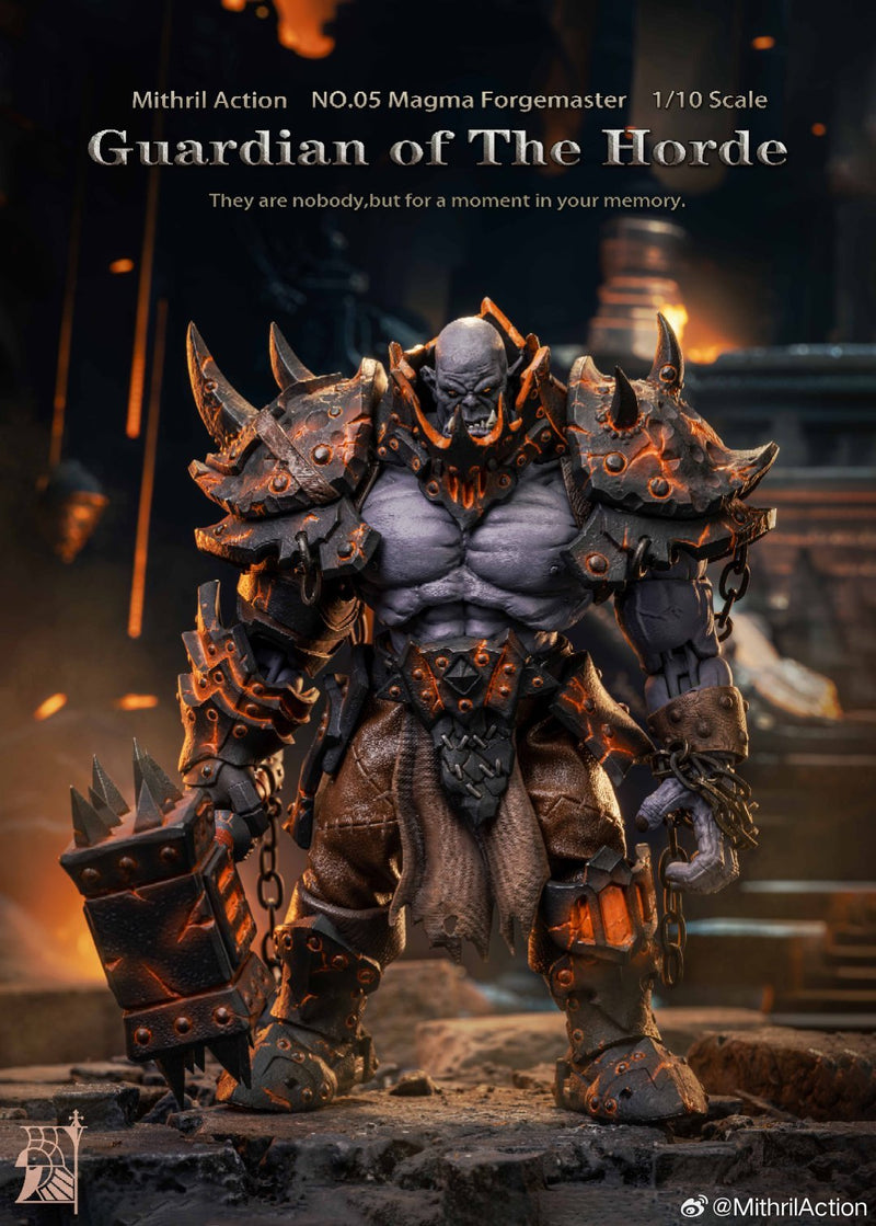 Mithril Action Guardian of The Horde No.05 Magma Forgemaster 1/10 Action Figure