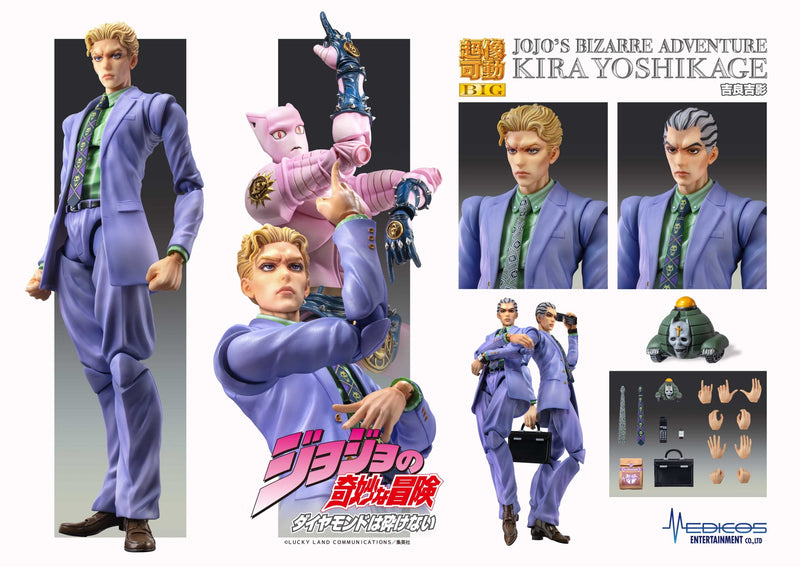 Super Action Statue BIG Le bizzarre avventure di JoJo Parte IV Figura Yoshikage Kira