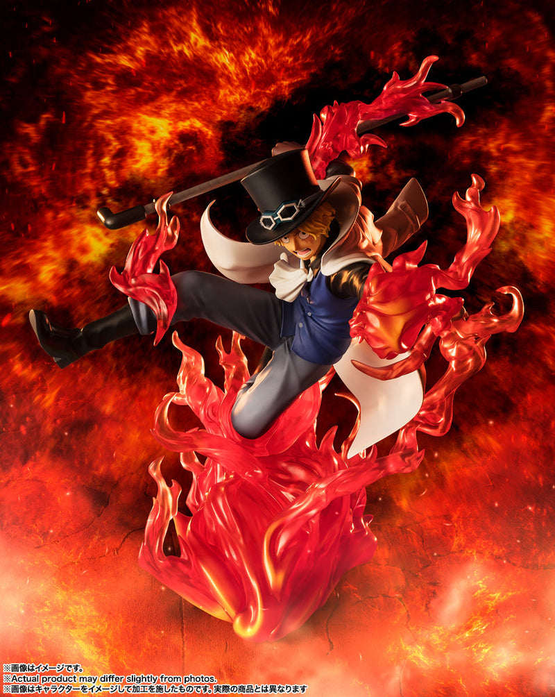 BANDAI Figuarts ZERO Chougekisen ONE PIECE Sabo Hiken Otebisha Figura JAPÓN