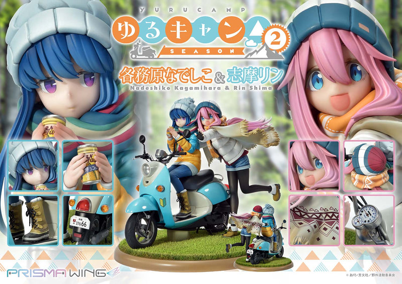 Figura Prime 1 Studio PRISMA WING Yuru Camp Nadeshiko Kagamihara y Rin Shima 1/7
