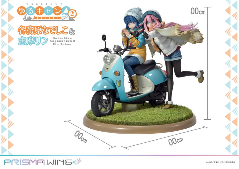 Figura Prime 1 Studio PRISMA WING Yuru Camp Nadeshiko Kagamihara y Rin Shima 1/7