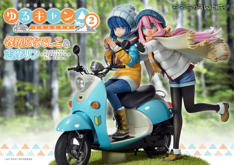 Figura Prime 1 Studio PRISMA WING Yuru Camp Nadeshiko Kagamihara y Rin Shima 1/7