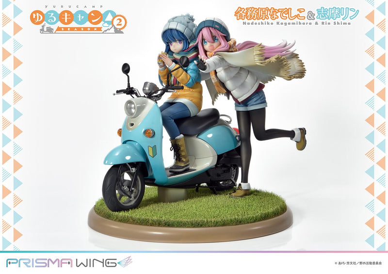 Figura Prime 1 Studio PRISMA WING Yuru Camp Nadeshiko Kagamihara y Rin Shima 1/7
