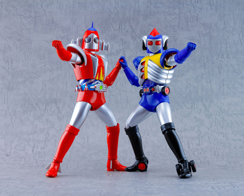 JUGUETES DE ACCIÓN Tokusatsu Goukin Space Ironmen Kyodyne Grounzel Figura de acción JAPÓN
