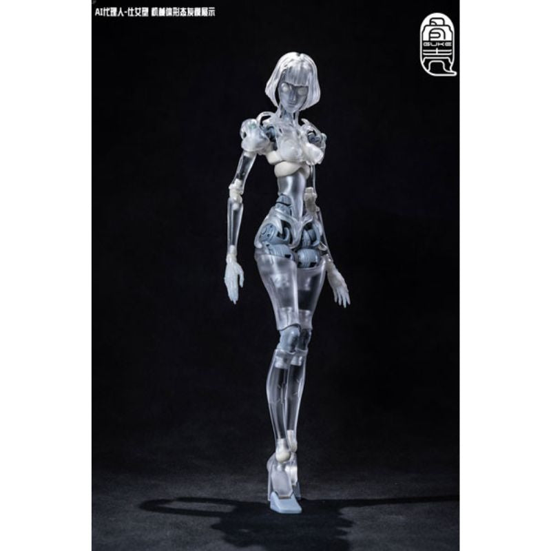 GK01FEC1 AI Agent Servant Type C1 Transparent Ver. 1/12 Action Figure Body JAPAN